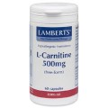 Lamberts L Carnitine 500mg 60 caps